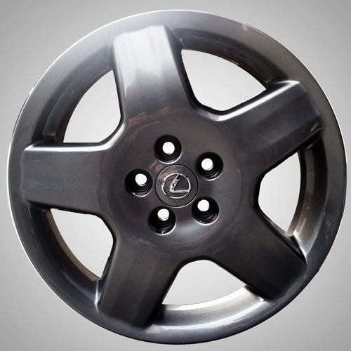 Lexus wheel after repair — restored to factory condition